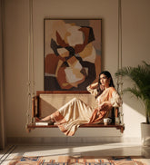 Clave — Reversible rattan swing