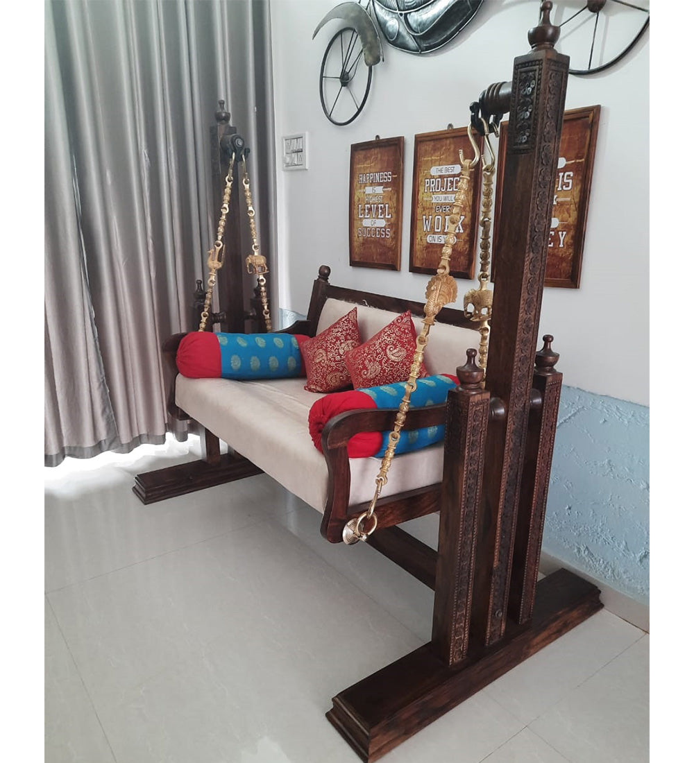 Wooden swing